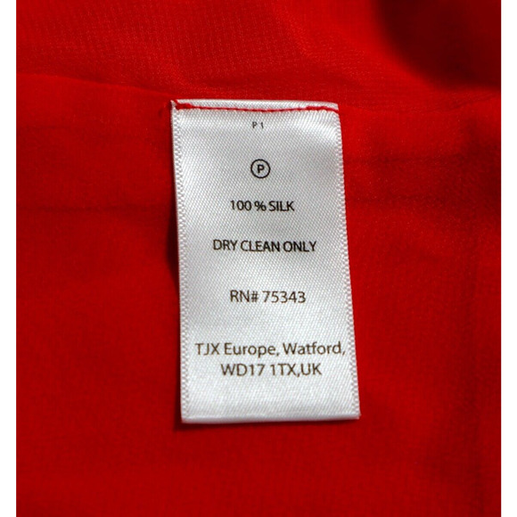 Cynthia Rowley Size 4 100% Silk A-Line Mini Dress Orange *as is* - Picture 10 of 10